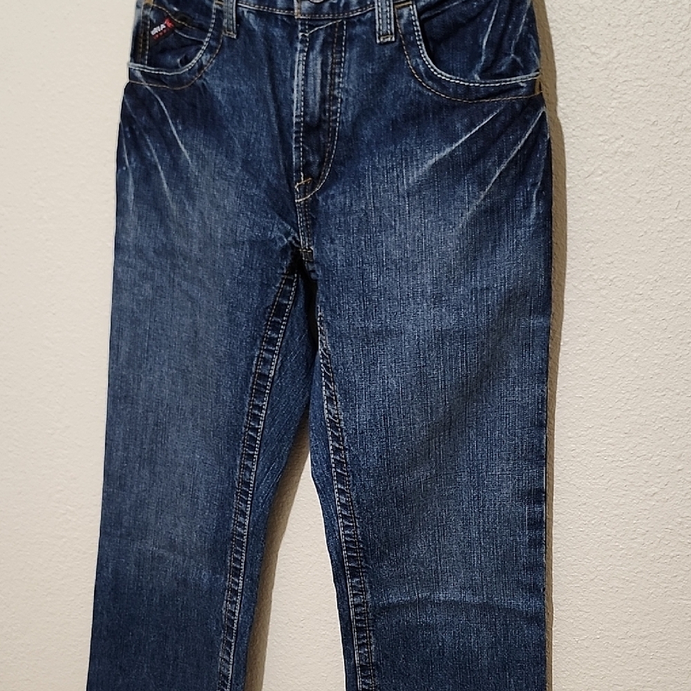 Ariat Blue Straight-Leg Jeans Classic Denim - Picture 10 of 13